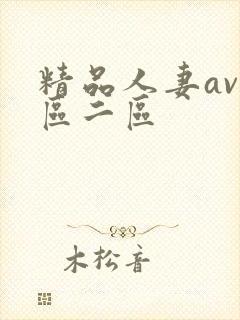 精品人妻av一区二区