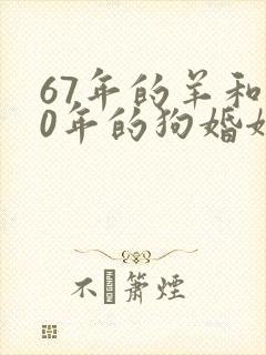 67年的羊和70年的狗婚姻相配吗