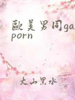 欧美男同gayporn