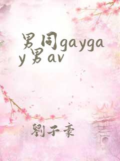 男同gaygay男av