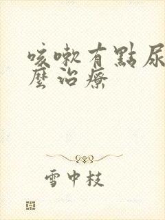 咳嗽有点尿漏怎么治疗