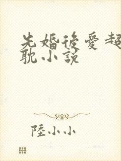 先婚后爱超甜原耽小说