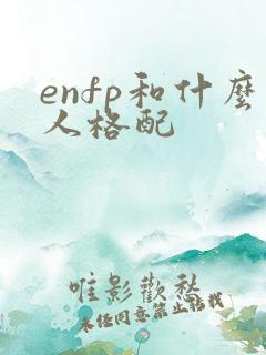 enfp和什么人格配
