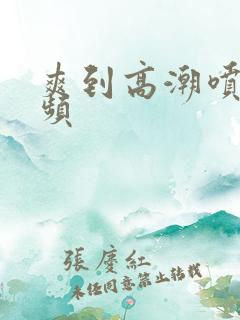 爽到高潮喷水视频