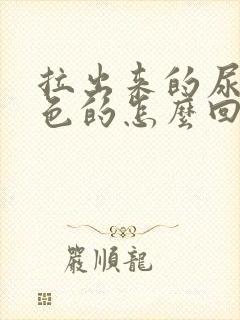 拉出来的尿是绿色的怎么回事