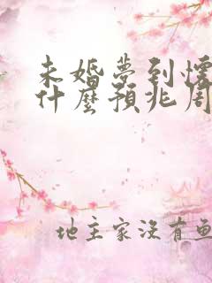 未婚梦到怀孕是什么预兆周公解梦