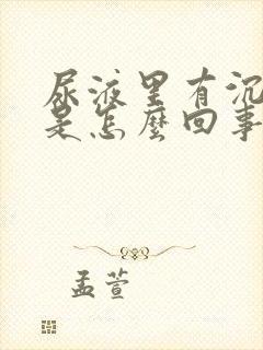 尿液里有沉淀物是怎么回事啊