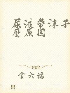 尿液带沫子是什么原因