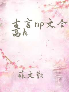 古言np文全肉高h