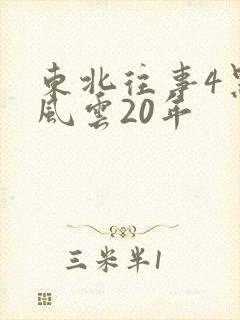 东北往事4黑道风云20年