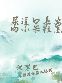 尿道口长出好多肉小米粒怎么回事