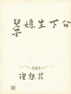 儿媳生下公公孩子