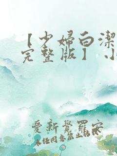 【少妇白洁合集完整版】 小说