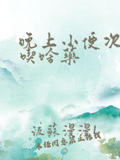 晚上小便次数多吃啥药