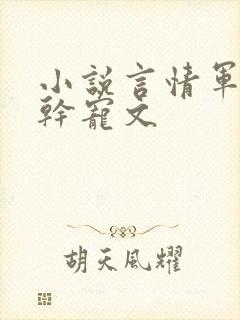 小说言情军婚高干宠文