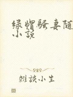 绿帽骚妻随便干小说