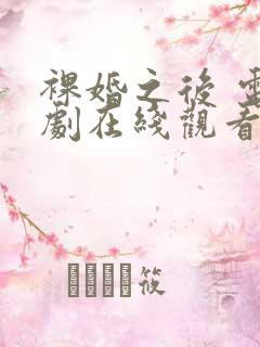 裸婚之后 电视剧在线观看