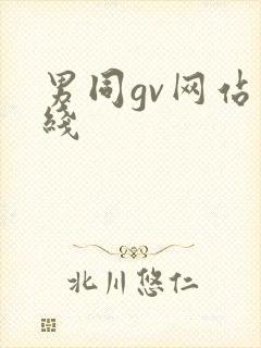 男同gv网站在线