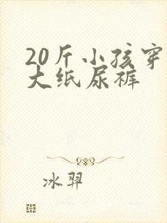 20斤小孩穿多大纸尿裤