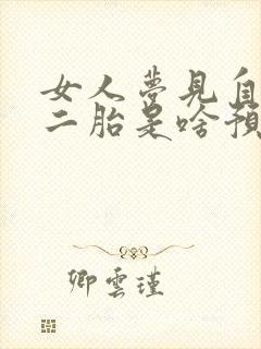 女人梦见自己怀二胎是啥预兆