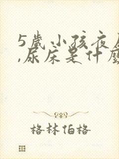 5岁小孩夜尿多,尿床是什么原因