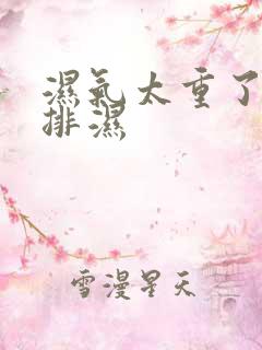 湿气太重了怎么排湿