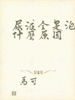 尿液全是泡沫是什么原因