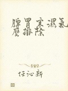 脾胃寒湿气重怎么排除