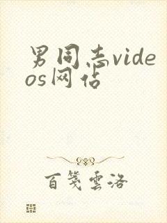 男同志videos网站