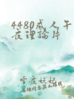 4480成人午夜理论片