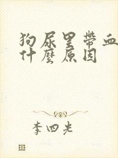 狗尿里带血块是什么原因