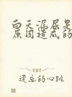 白天漏尿是什么原因造成的