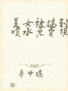 美女被搞到高潮喷水免费视频