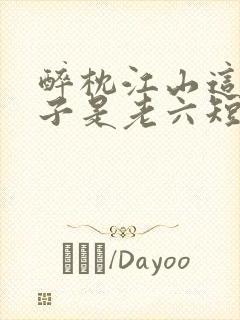 醉枕江山这个皇子是老六短剧播放