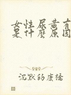 女性尿黄有泡沫是什么原因引起的