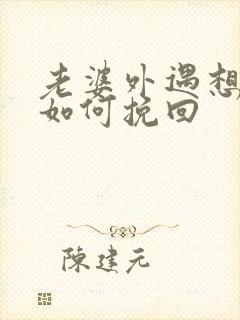 老婆外遇想离婚如何挽回