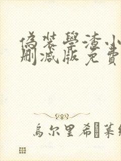 伪装学渣小说无删减版免费阅读