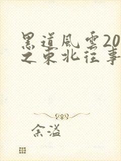 黑道风云20年之东北往事
