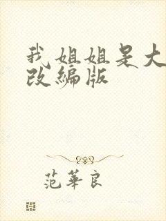 我姐姐是大明星改编版