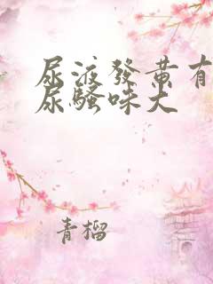 尿液发黄有泡沫尿骚味大