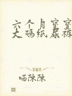 六个月宝宝用多大码纸尿裤