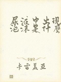 尿液中出现大量泡沫是什么原因