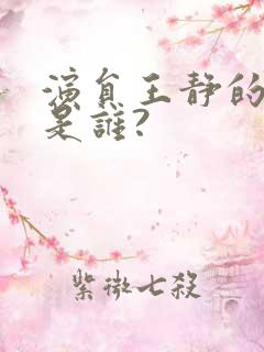 演员王静的老公是谁?