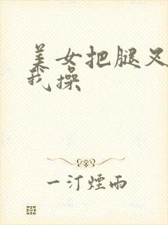 美女把腿叉开让我操