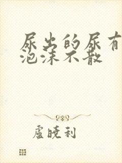 尿出的尿有很多泡沫不散