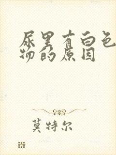 尿里有白色沉淀物的原因