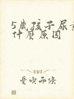 5岁孩子尿黄是什么原因