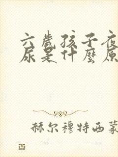 六岁孩子夜里遗尿是什么原因