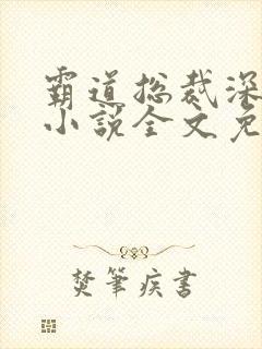 霸道总裁深深爱小说全文免费阅读