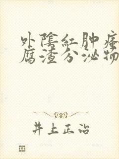 外阴红肿瘙痒豆腐渣分泌物